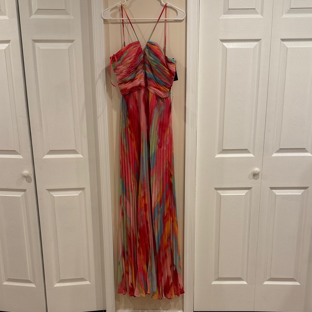 Xscape Vibrant Multicolor Maxi Dress